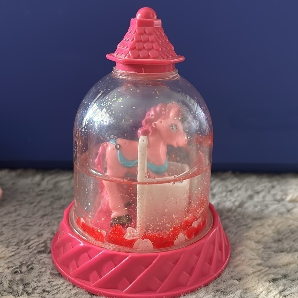 Vintage 1992 Playskool Krystal Princess pink unicorn